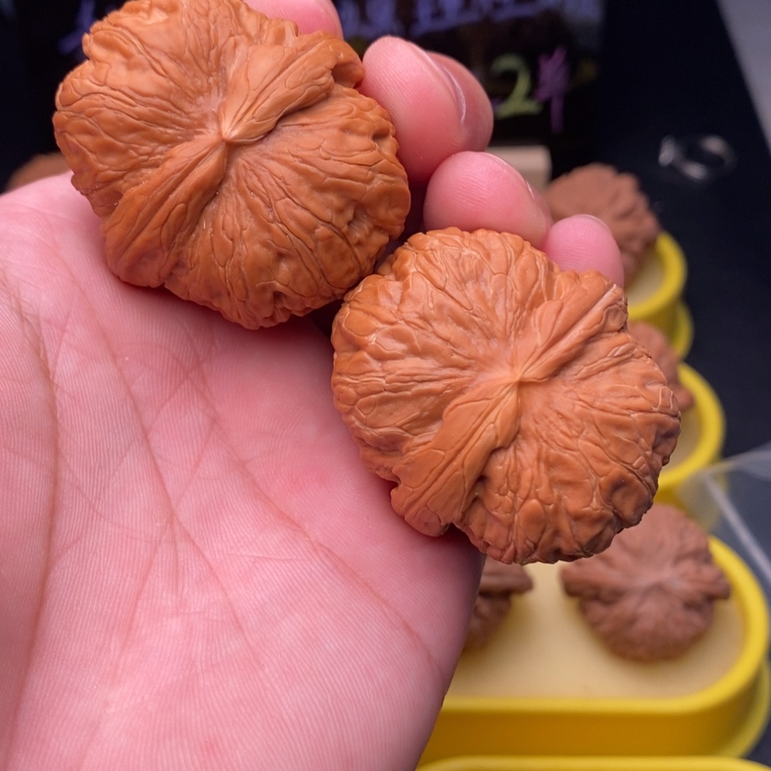 淡***然吊坠桃核大元宝尺寸45