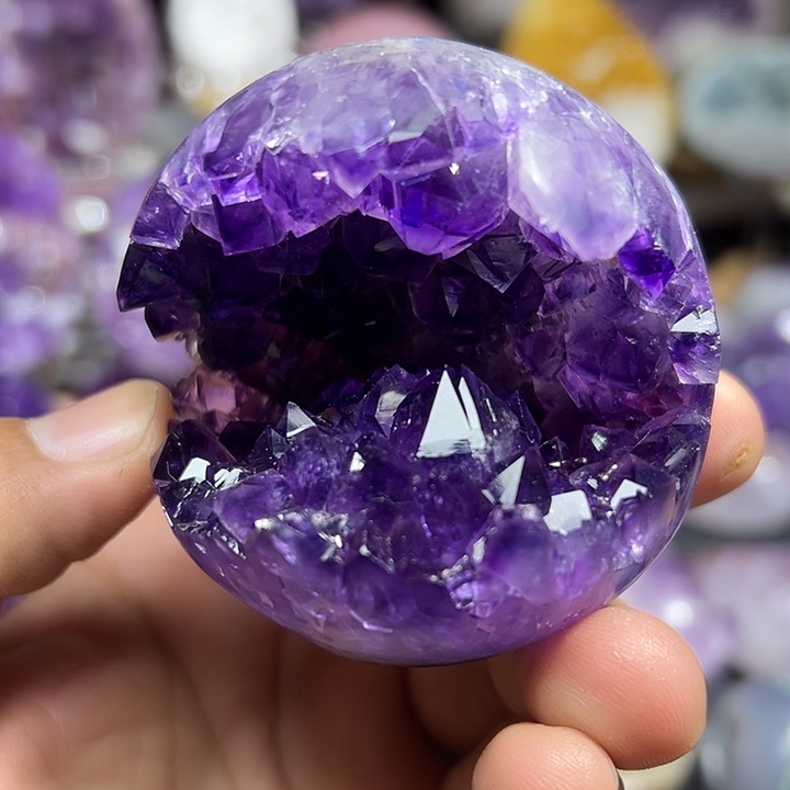 珠宝半成品未镶嵌紫晶