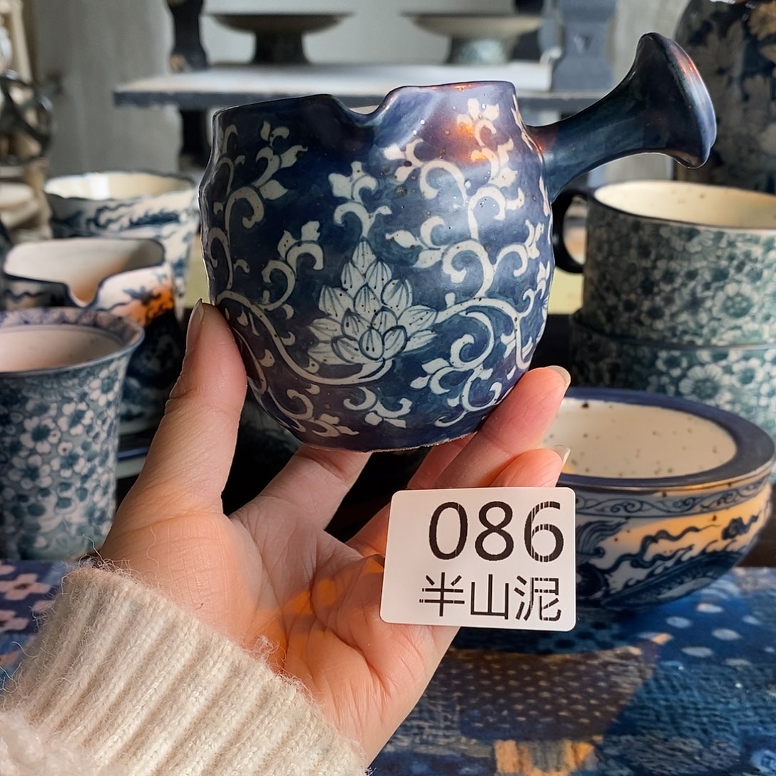 陶手工手绘青花高温陶瓷