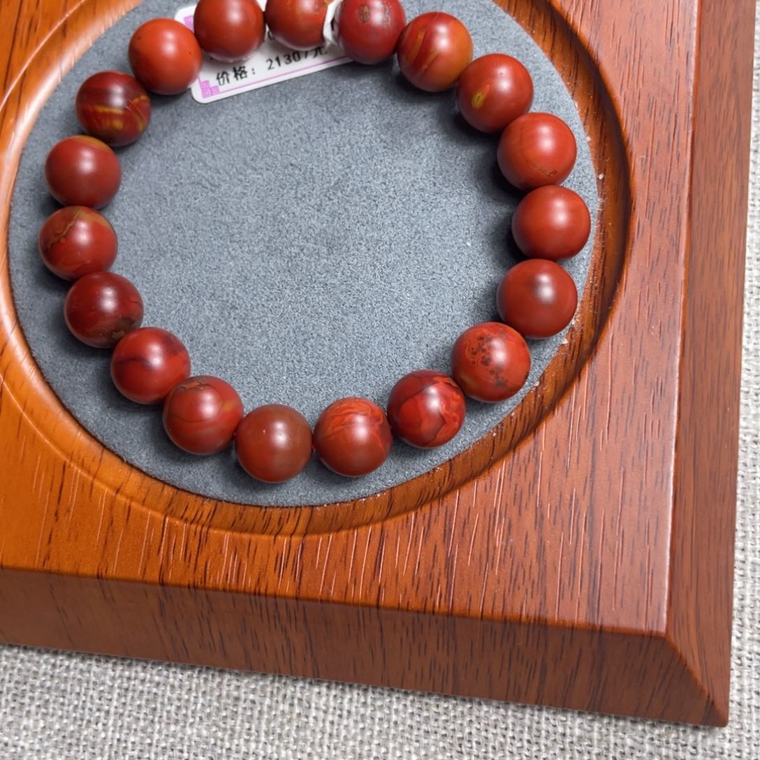 南红玛瑙10加手串未镶嵌皮*