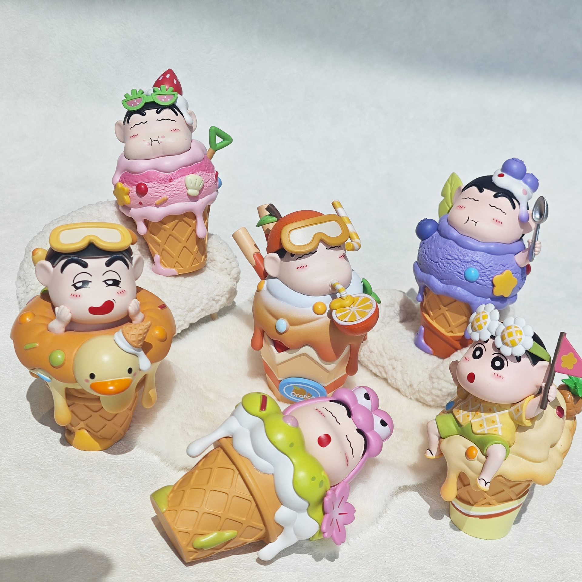 【套装】可爱玩偶公仔手办摆件diy潮玩玩具