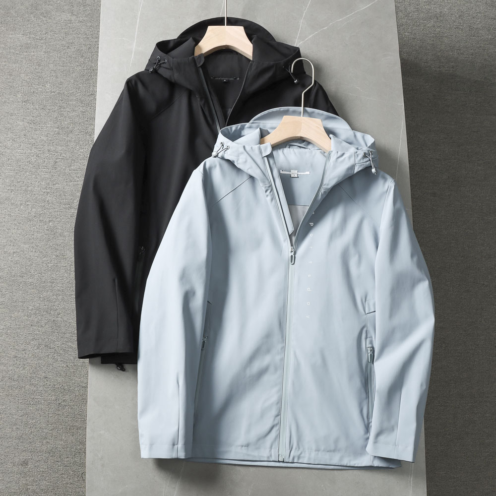 防水透气+立体剪裁！品牌撤柜户外功能性连帽软壳冲锋衣夹克外套