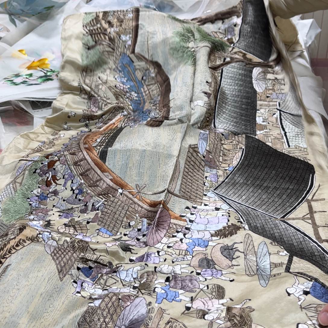 织绣马***?纯手工制作手工刺绣陆老师工作室