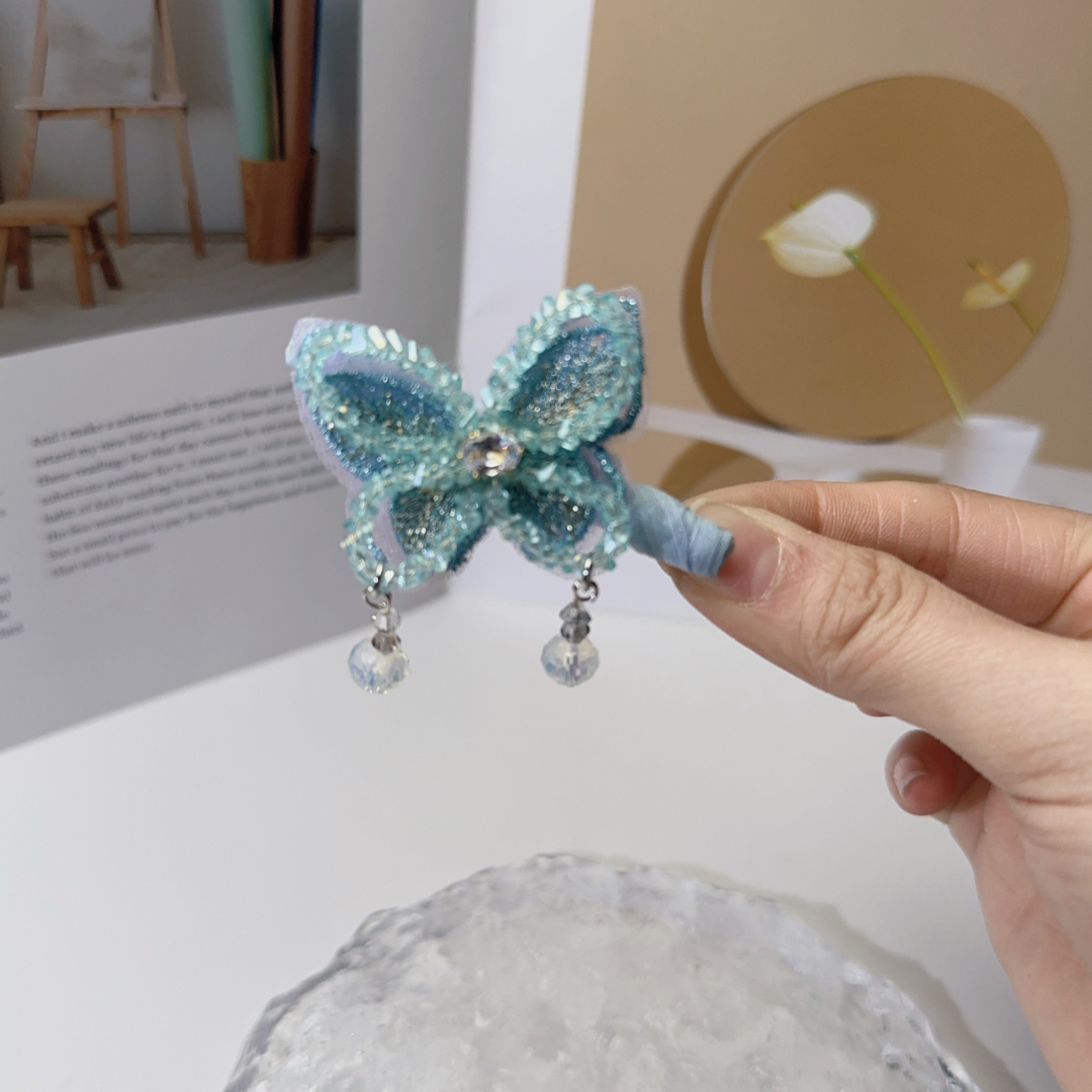 A8458编号紫莹轻奢发饰《压价》