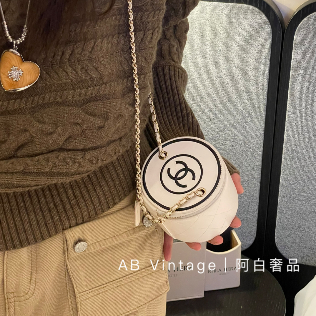 95新 Chanel/香奈儿 阿白奢品/香奈儿 21ss圆筒包
