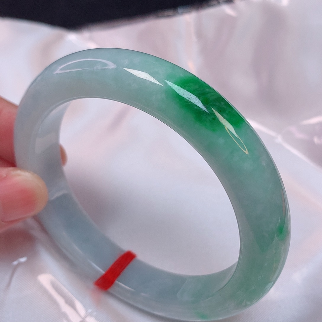 翡翠手镯未镶嵌58 翡翠手镯
