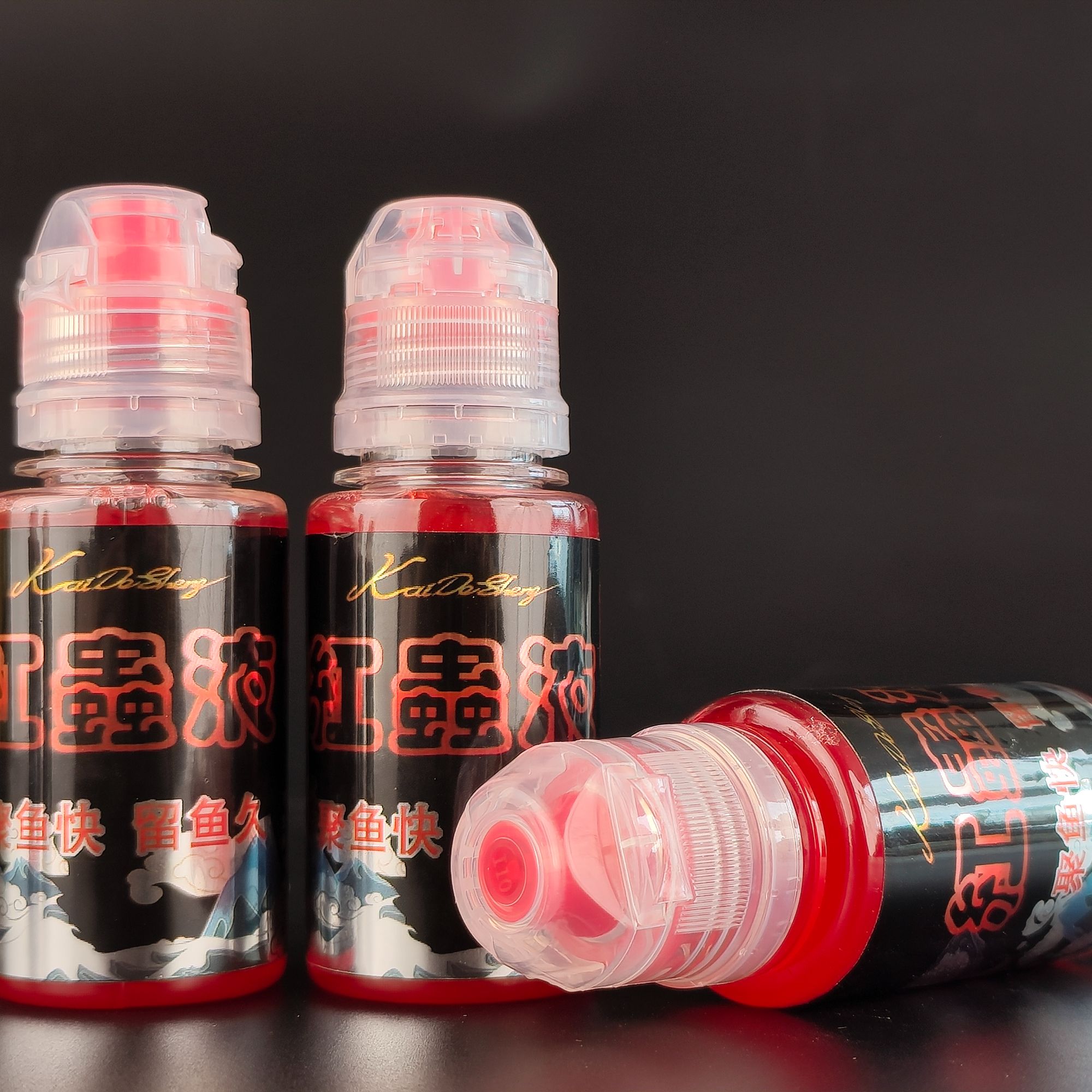 『凯德胜』 聚鱼块红虫液 野钓黑坑诱鱼快留窝久饵料添加剂户外垂钓