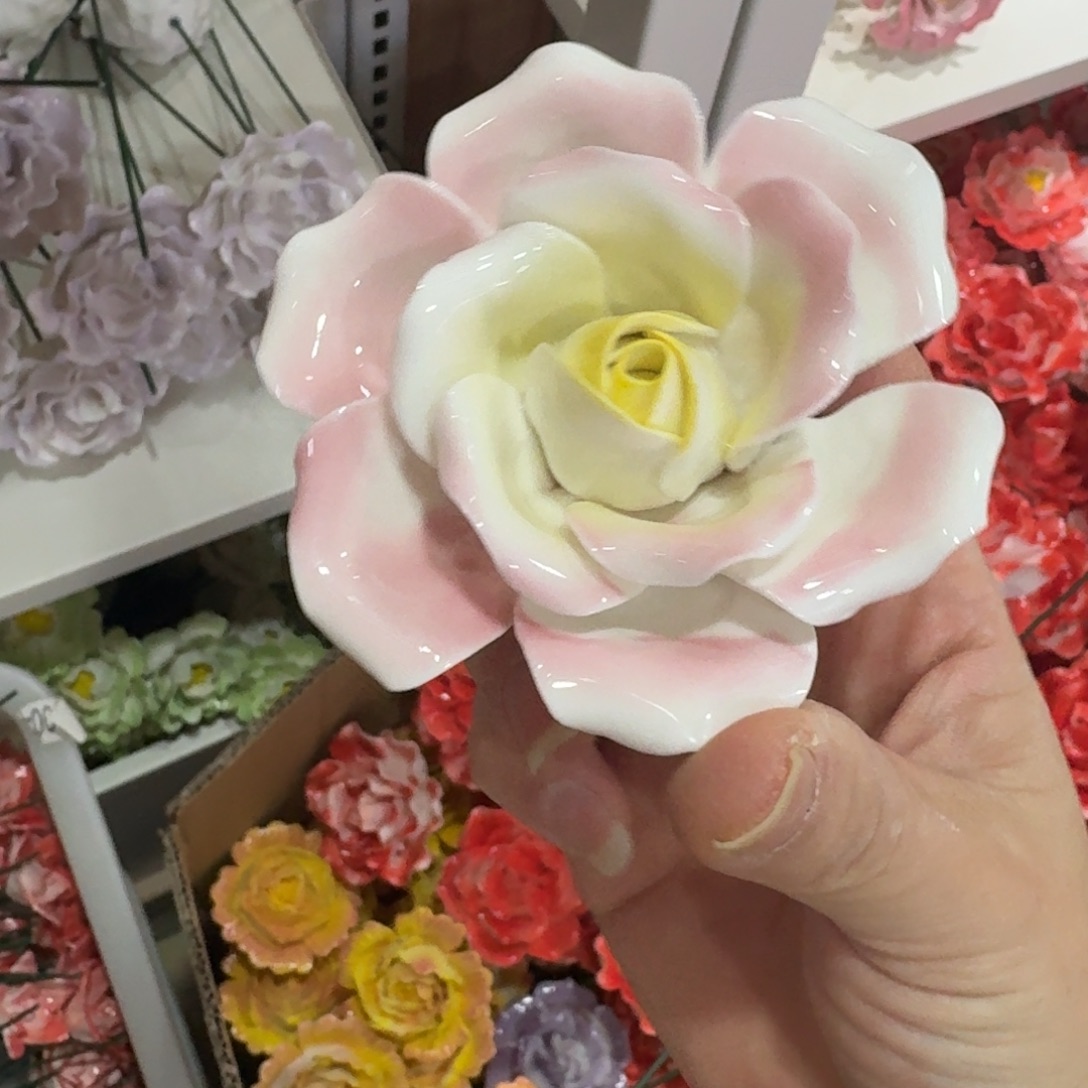 2725 陶瓷花拍满20元发货退款拉黑