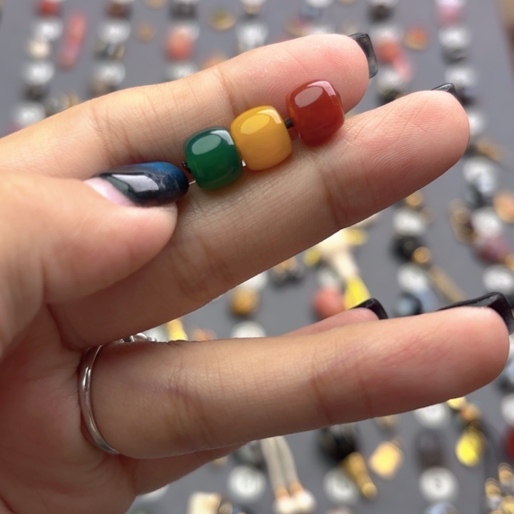 玛瑙/玉髓未镶嵌文玩配饰8+mm 