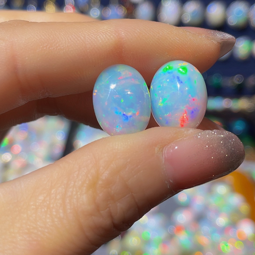 欧泊银S925镶嵌欧泊裸石定制陆*霏