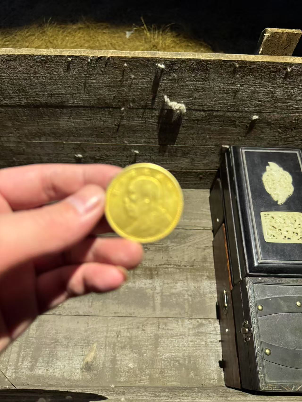 1个家具摆件 58黄大头精美摆件  精美摆件  现代复古摆件