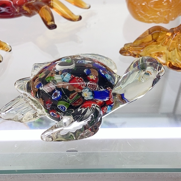 琉璃手工艺品琉璃花瓶高度8厘米9厘米