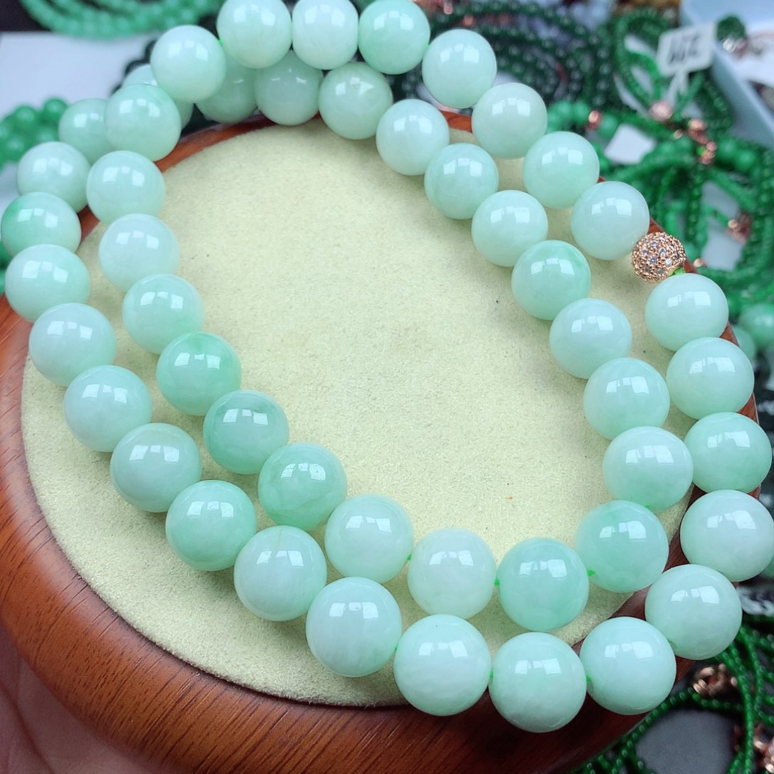 翡翠颈饰14K金镶嵌项链