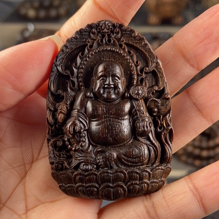 沉香木吊坠兔***蛇越南芽庄白棋楠