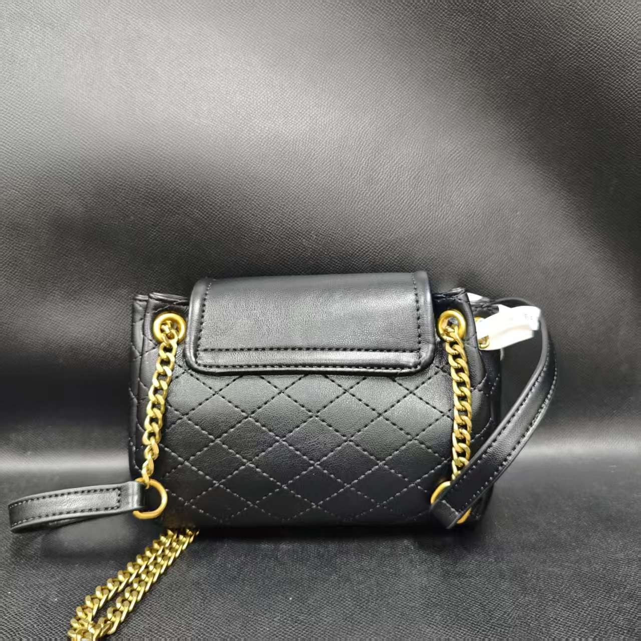 SMVP · 高定奢品 时尚潮流真皮女士包时尚小菱格边0253黑色洛丽塔