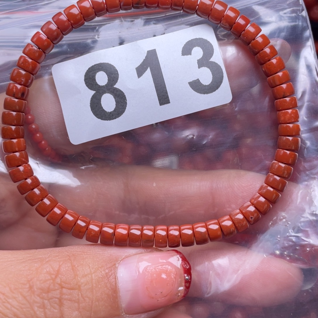 南红玛瑙未镶嵌手链
