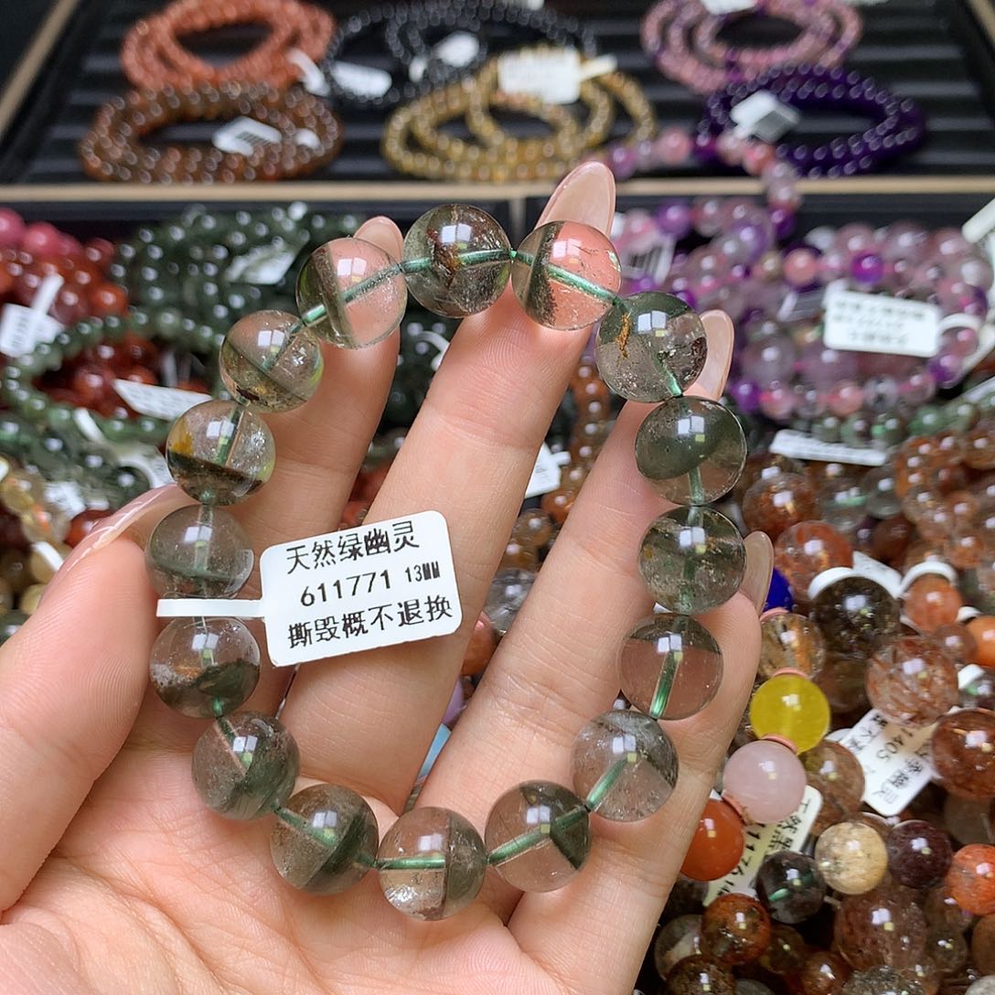 水晶手链未镶嵌，