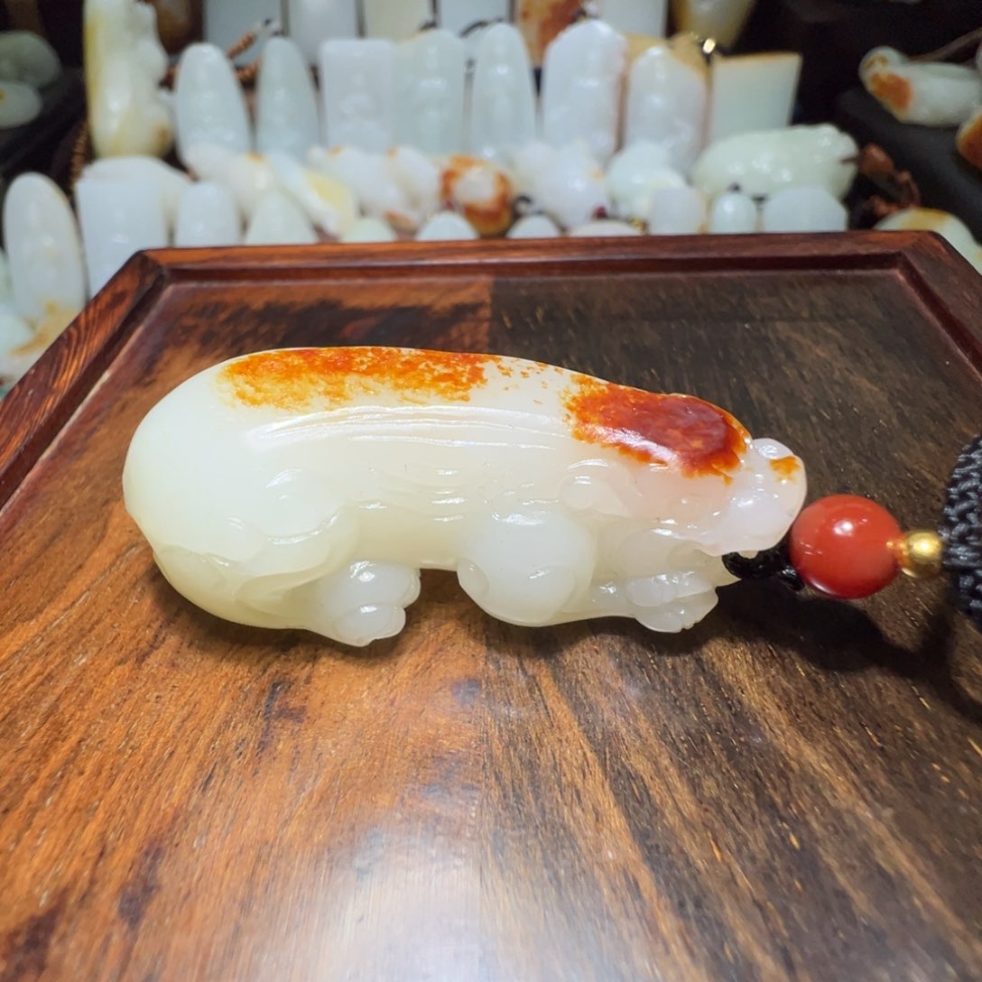 和田玉吊坠(不含链)未镶嵌柒*｀