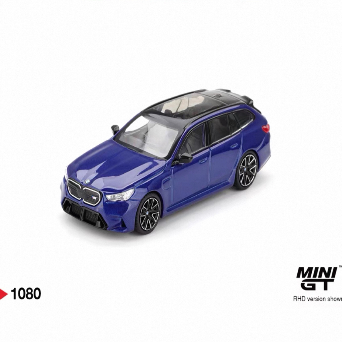 现货 MINIGT 1:64 宝马 BMW M5 蓝色 合金汽车摆件模型#1080