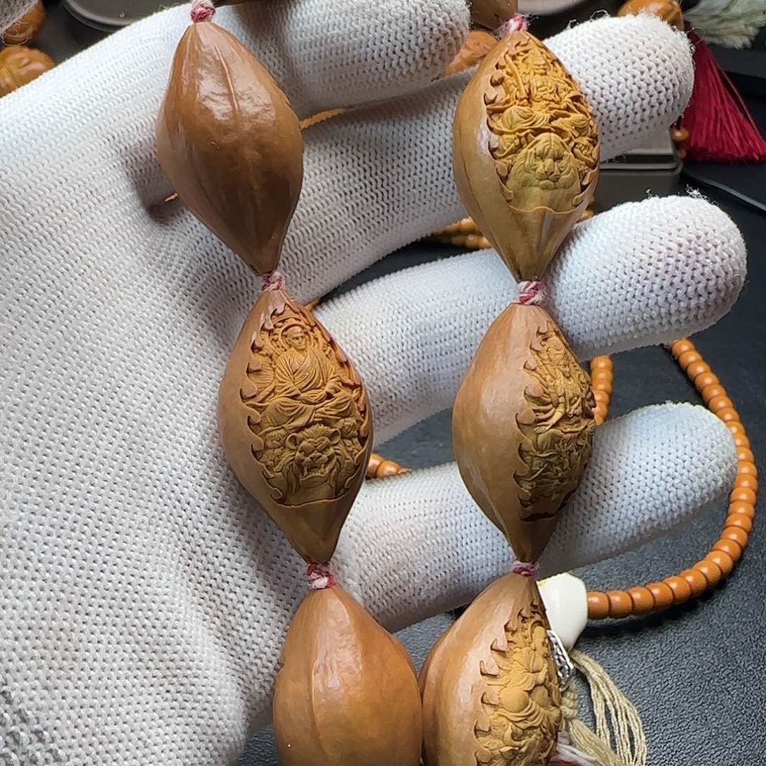 c***谁手串/手链橄榄核万佛