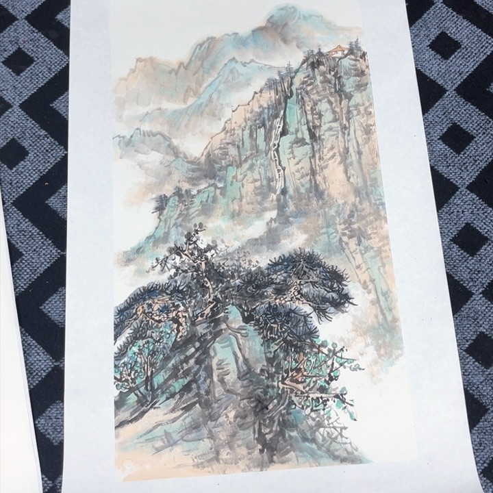 国画100/50纯手绘国画作品欣赏