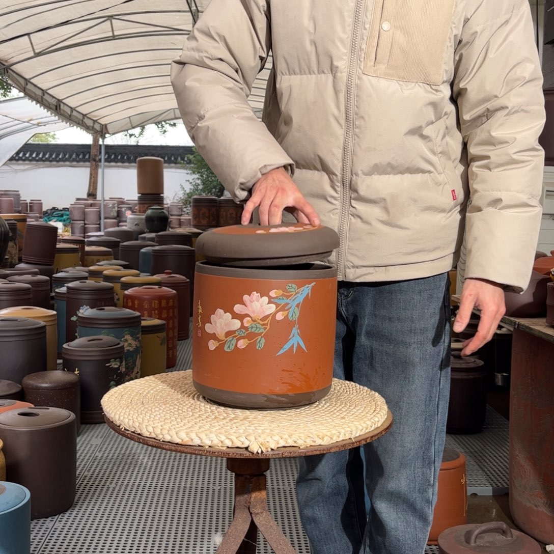 茶叶罐紫砂8 饼茶叶罐