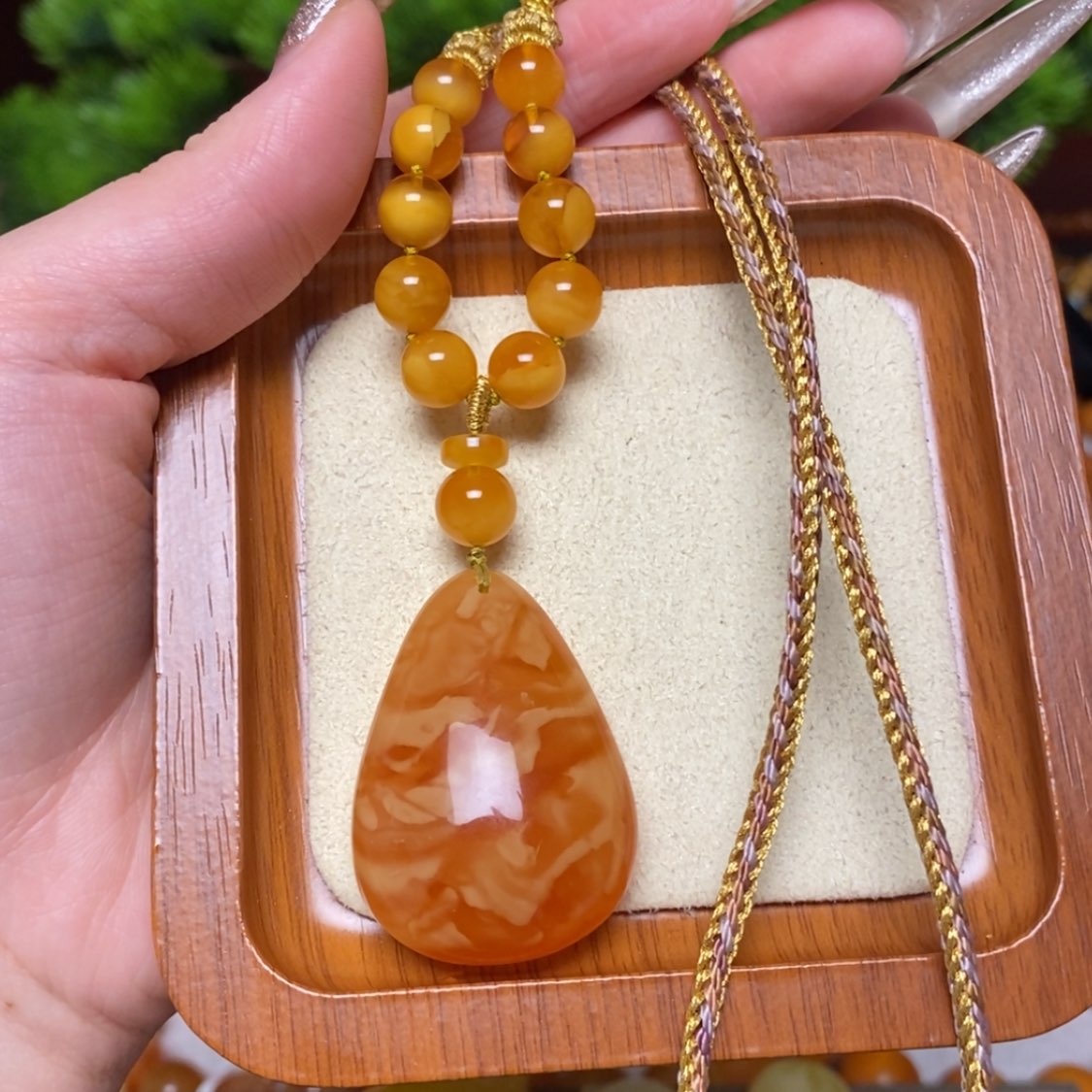 【闪购商品】未镶嵌颈饰蜜蜡项链