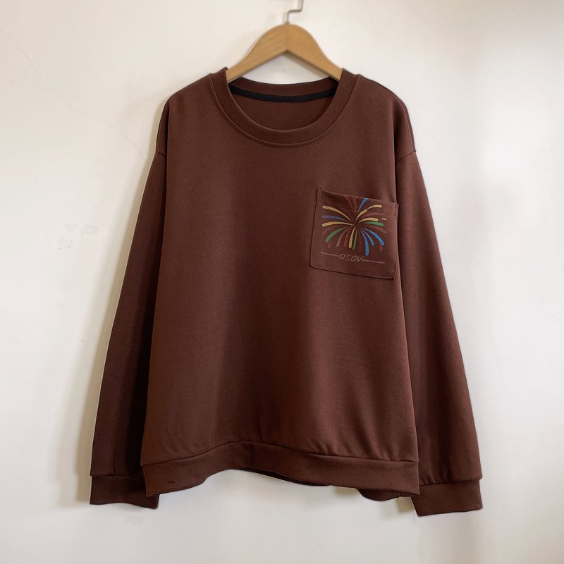 春季简约时尚休闲卫衣长袖百搭宽松潮流圆领女士2025新款YX105004