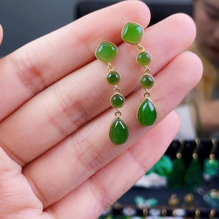 和田玉珠宝奇石银S925镶嵌