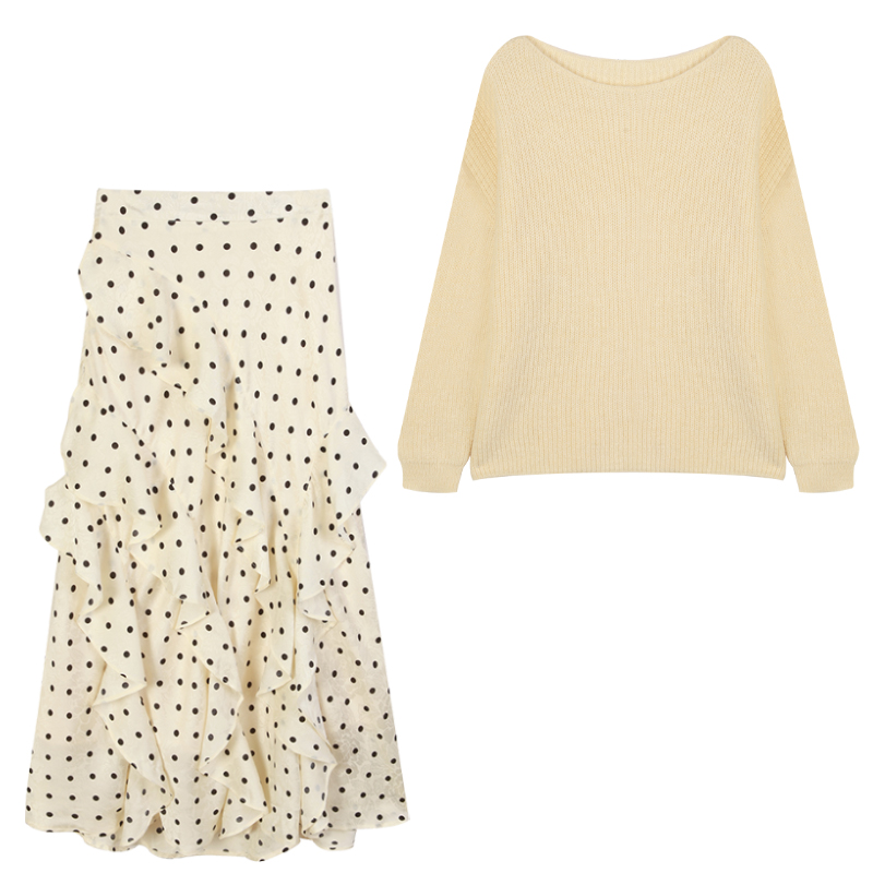 【千寻严选】春季法式时尚休闲气质显瘦百搭上衣半身裙女C5TZ7210A