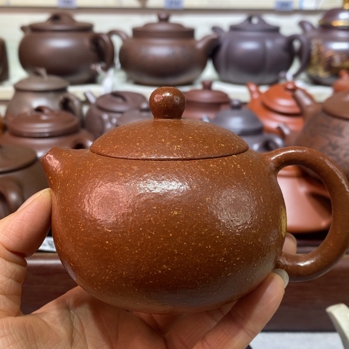 紫砂茶壶微瑕处理一把