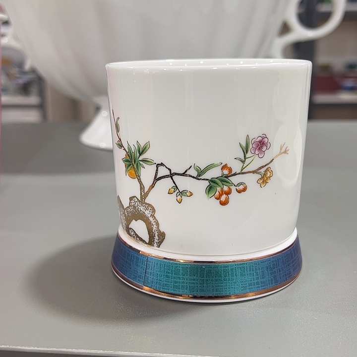 瓷片微瑕骨瓷时来运转主人杯一个