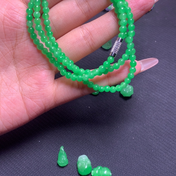 米***太翡翠未镶嵌颈饰无镶嵌26