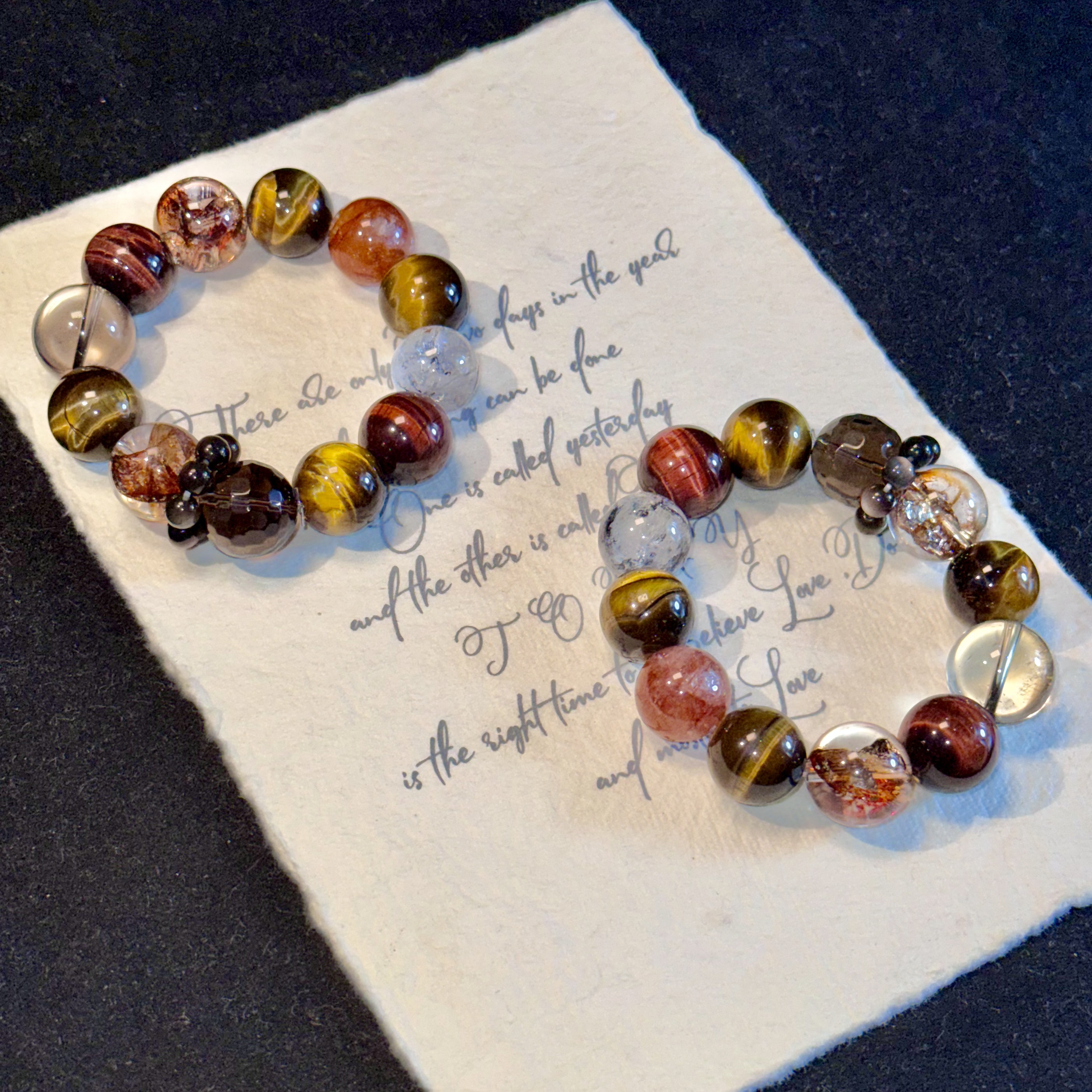 Y588（金碧辉煌）设计款手串15-17mm多样性发其一