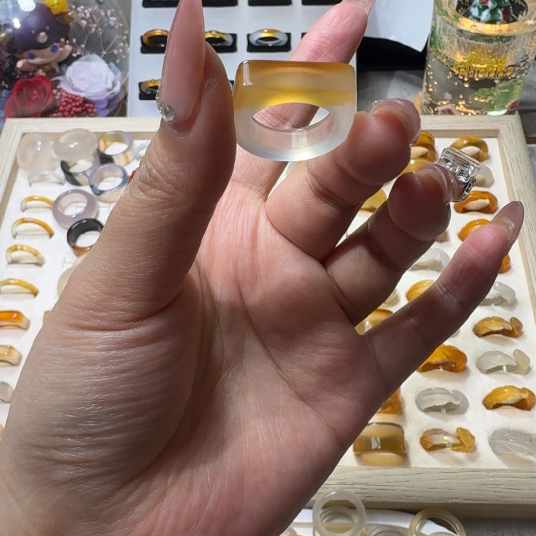 未镶嵌戒指玛瑙/玉髓683港9