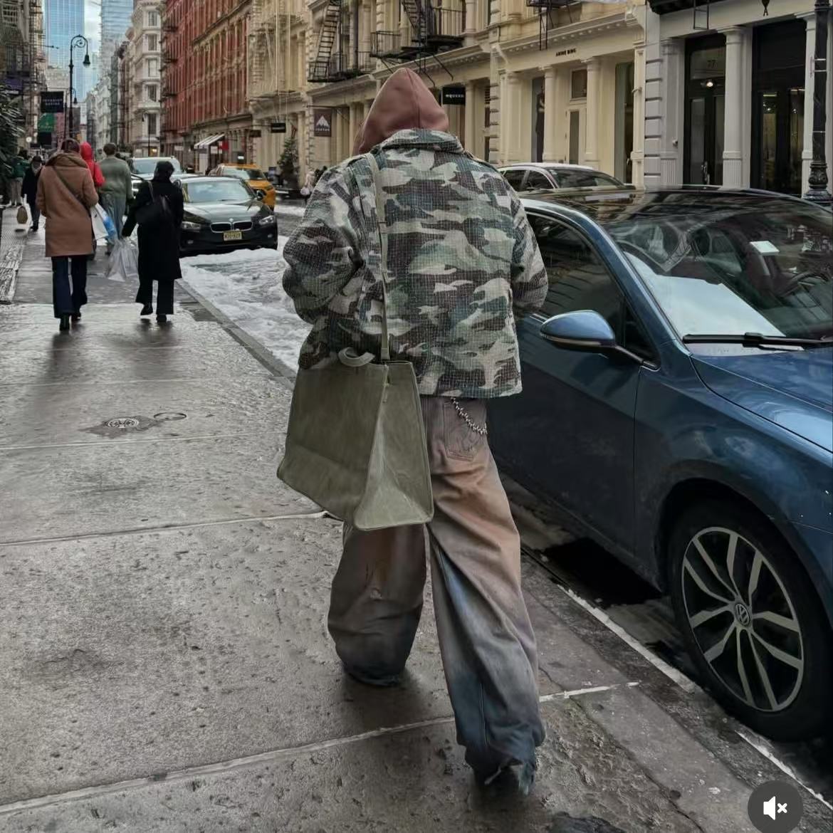 山下百纳系列斜挎手拎收纳包