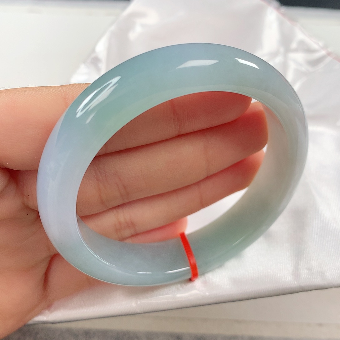 翡翠手镯未镶嵌 正圈①④⑥