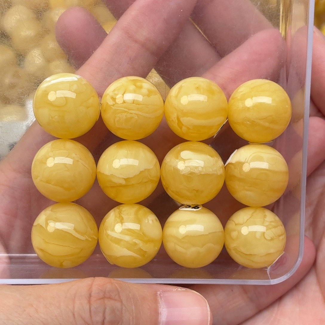 蜜蜡未镶嵌裸石16+蜜蜡手串