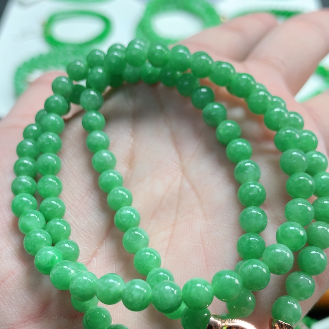 翡翠未镶嵌手链翡翠