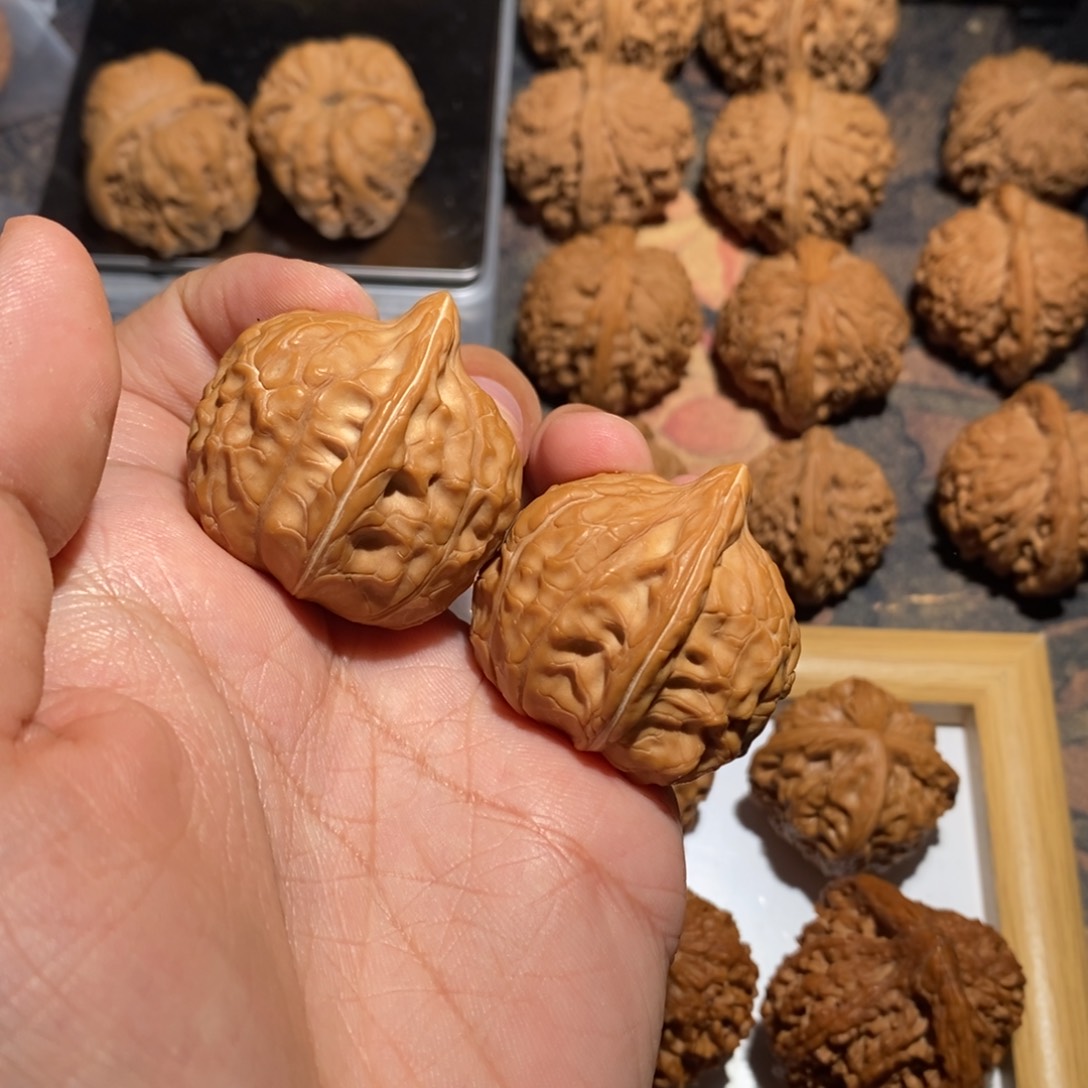 文玩核桃把件36全品龟甲纹