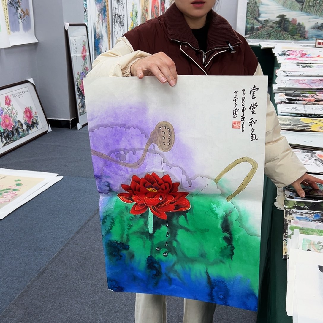 国画宣纸纯手绘国画大放漏！！！