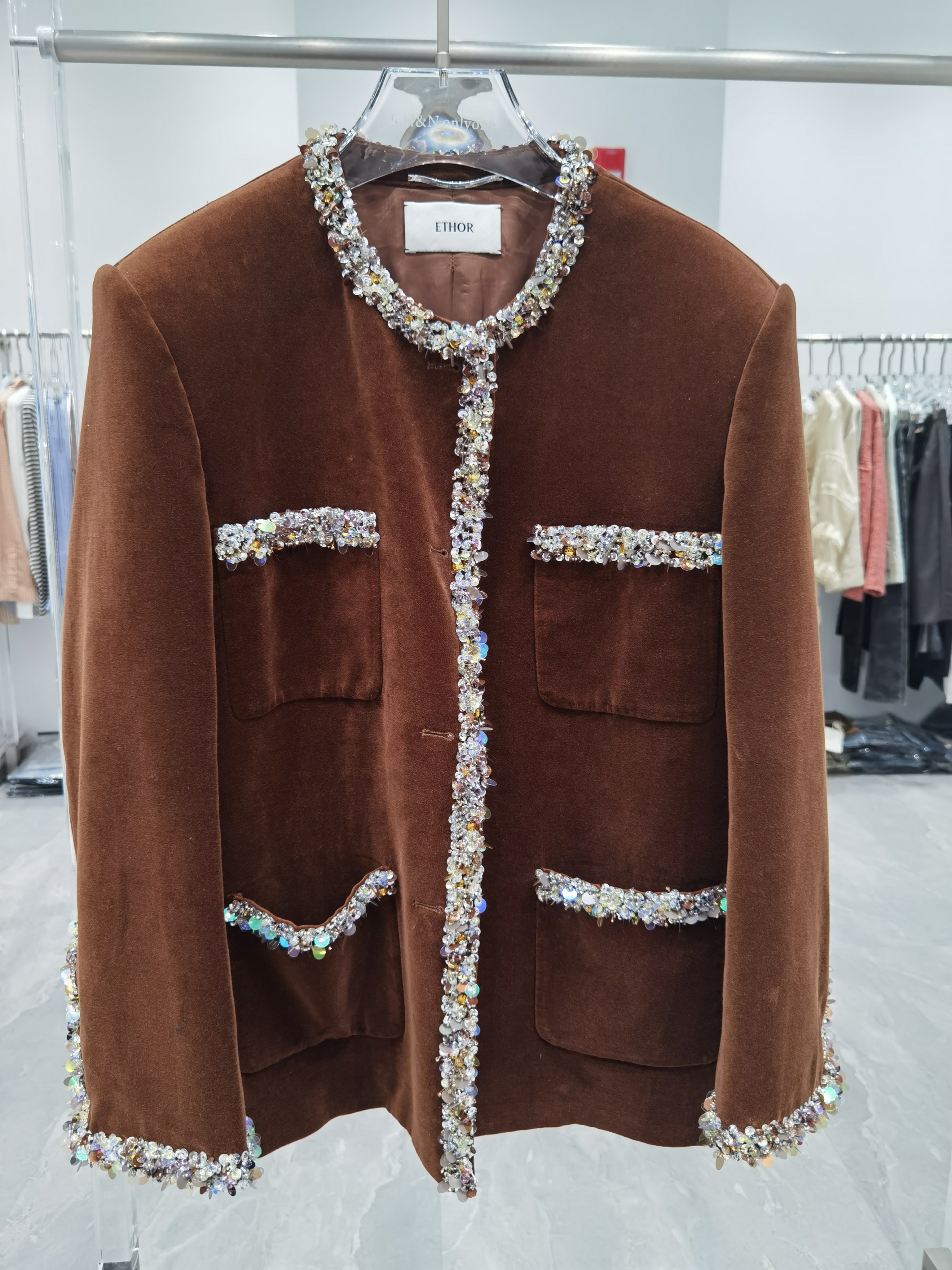 ETHOR·24冬季新品烫钻外套