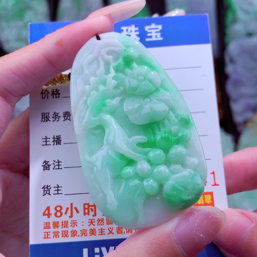 【闪购商品】翡翠颈饰未镶嵌挂件