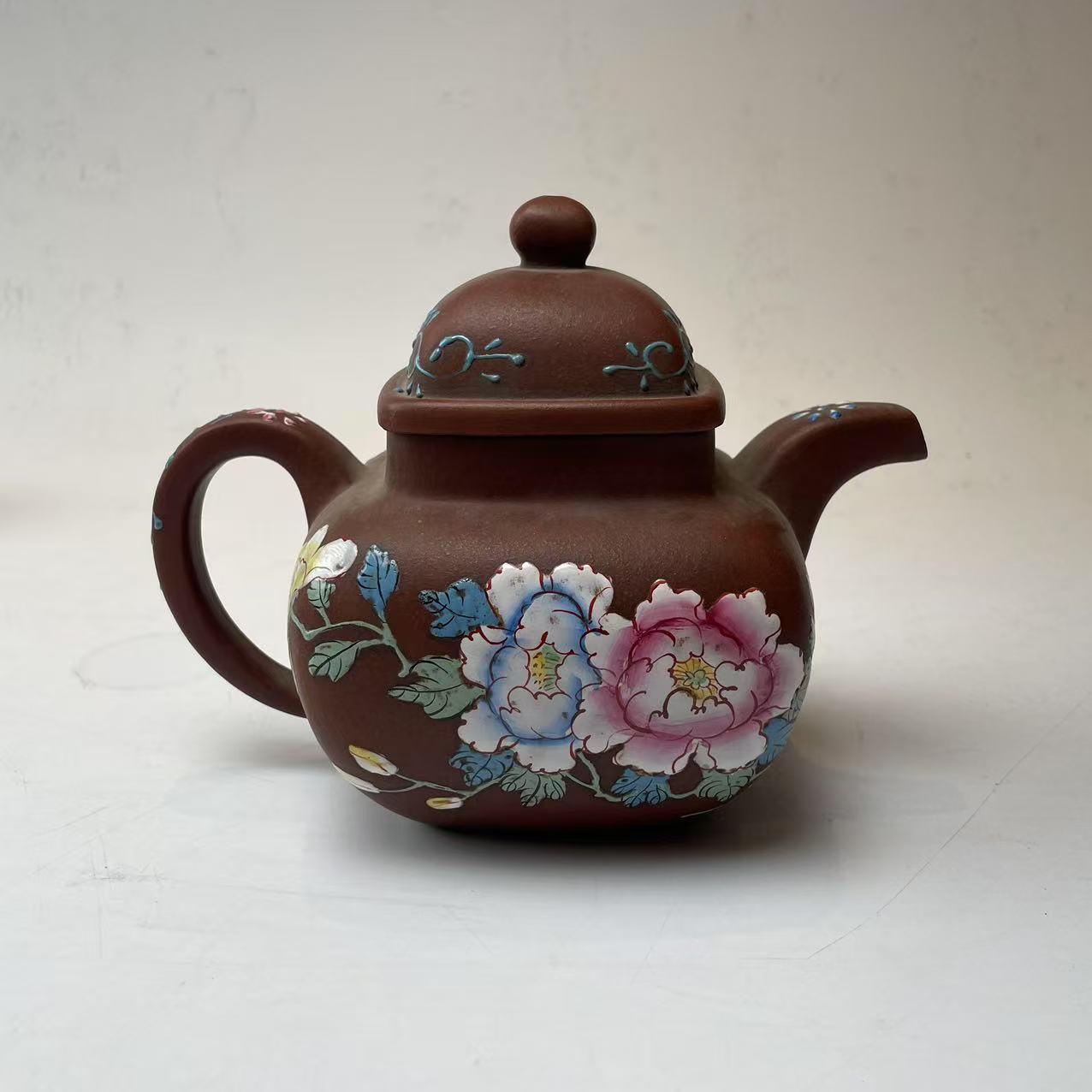 民国花卉紫砂壶BY22X0208