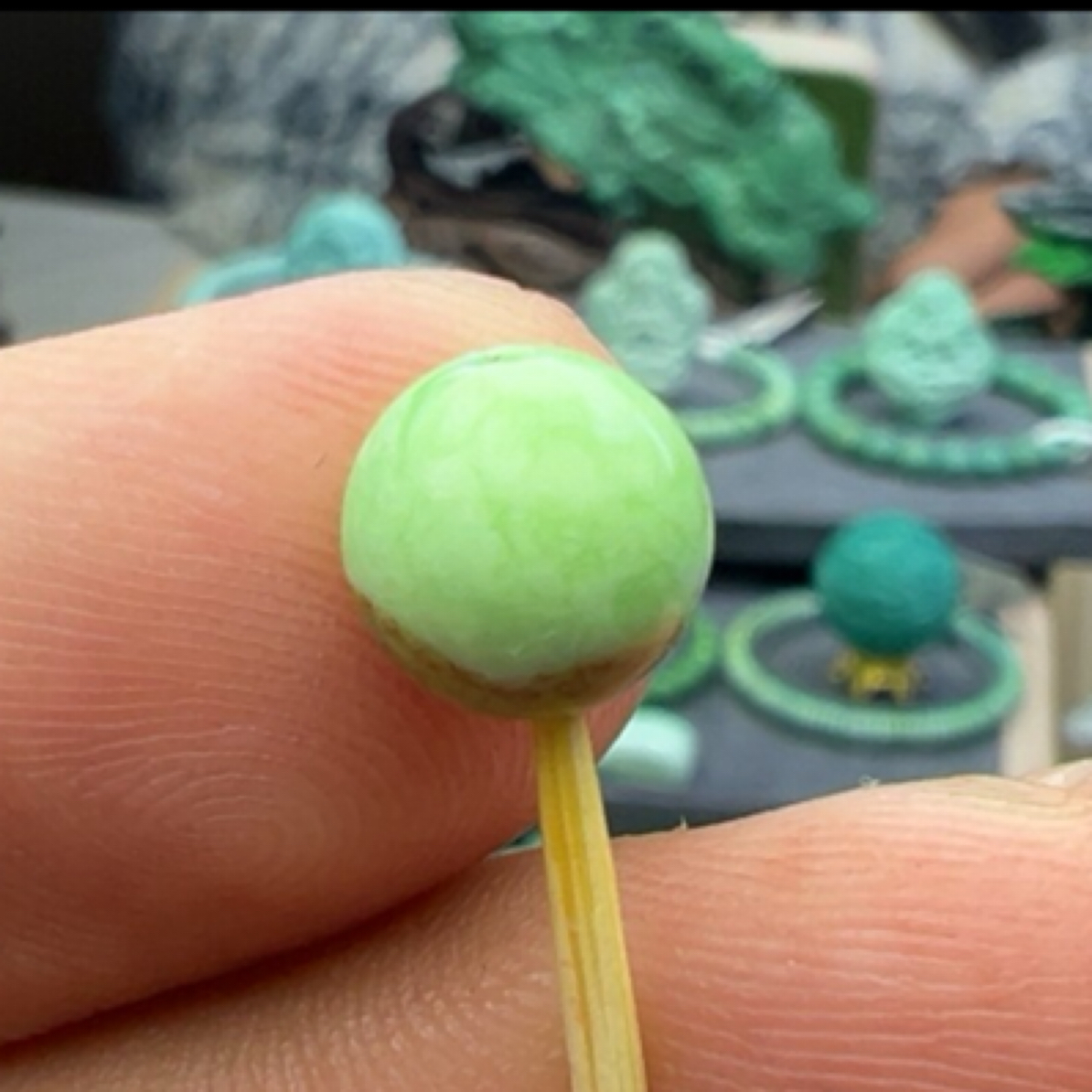 新号开播冲单量福利款菜籽黄圆珠绿松石