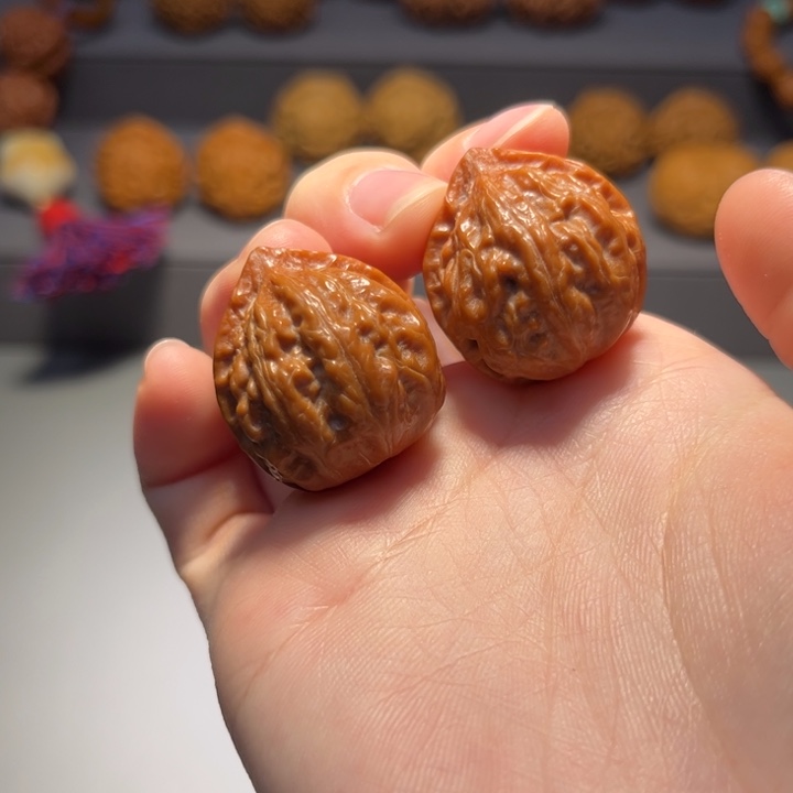 把件文玩核桃桃心047