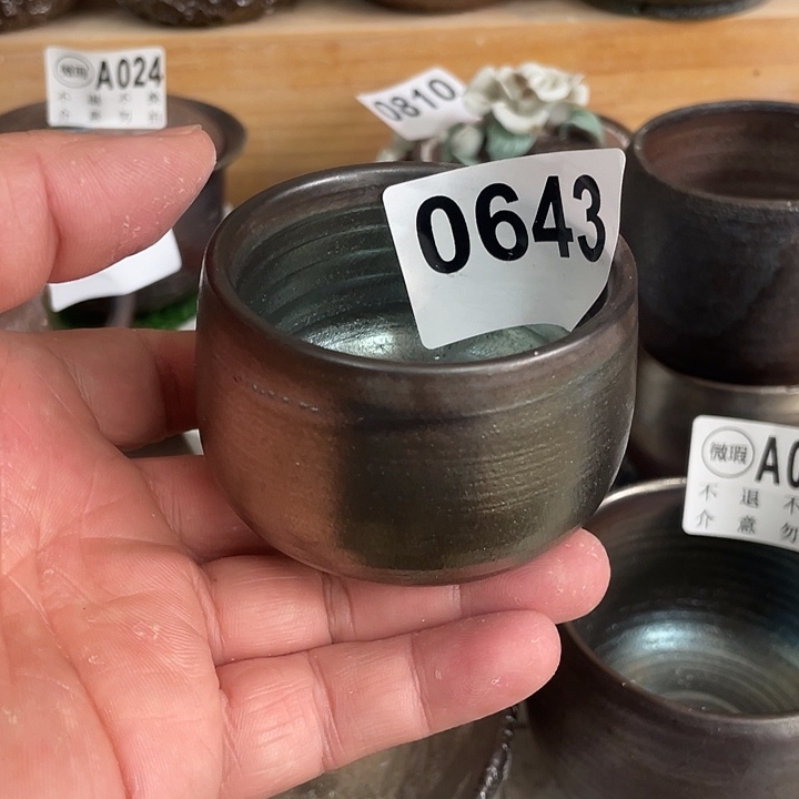 陶摆件柴烧纯手工643