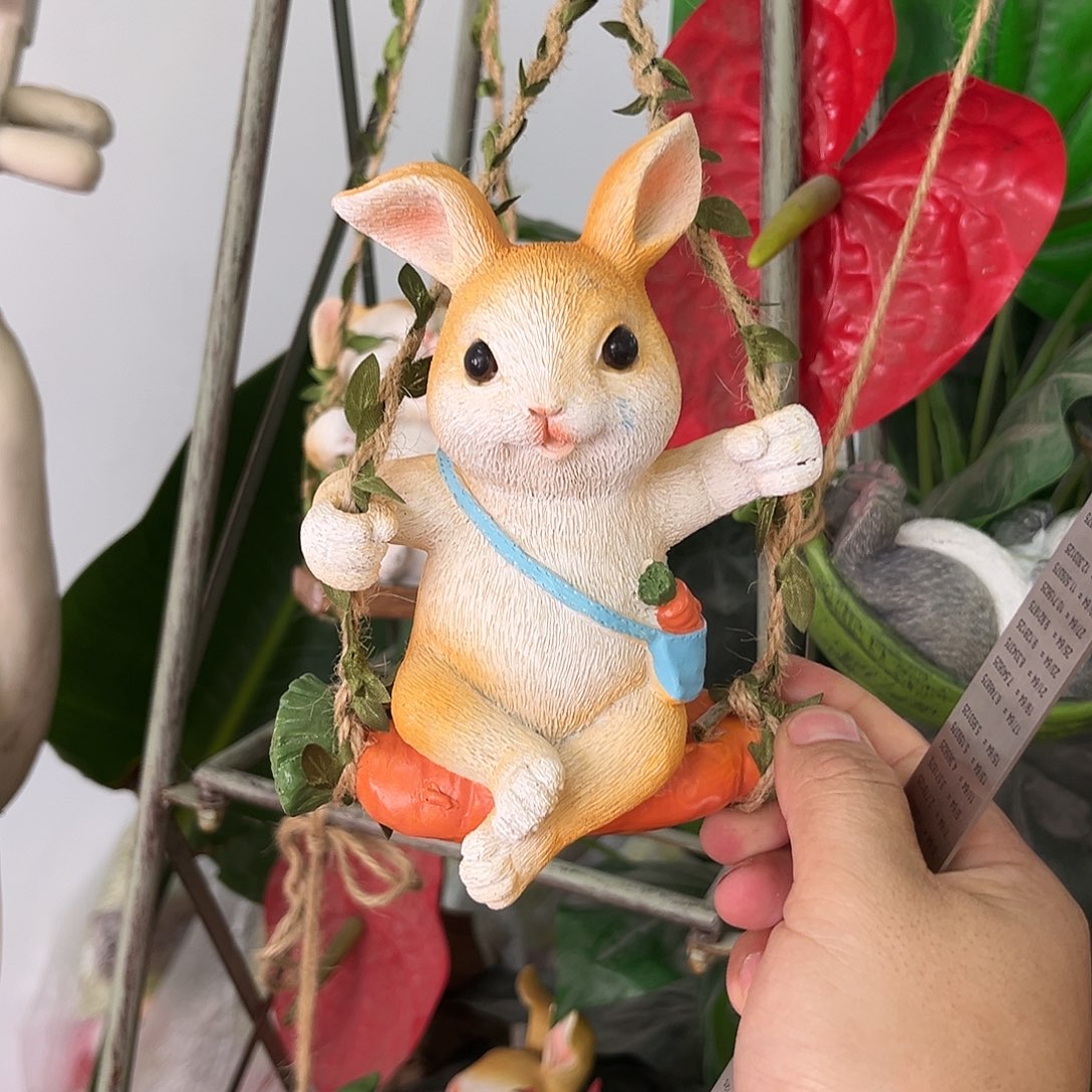合成树脂沙*妈兔子