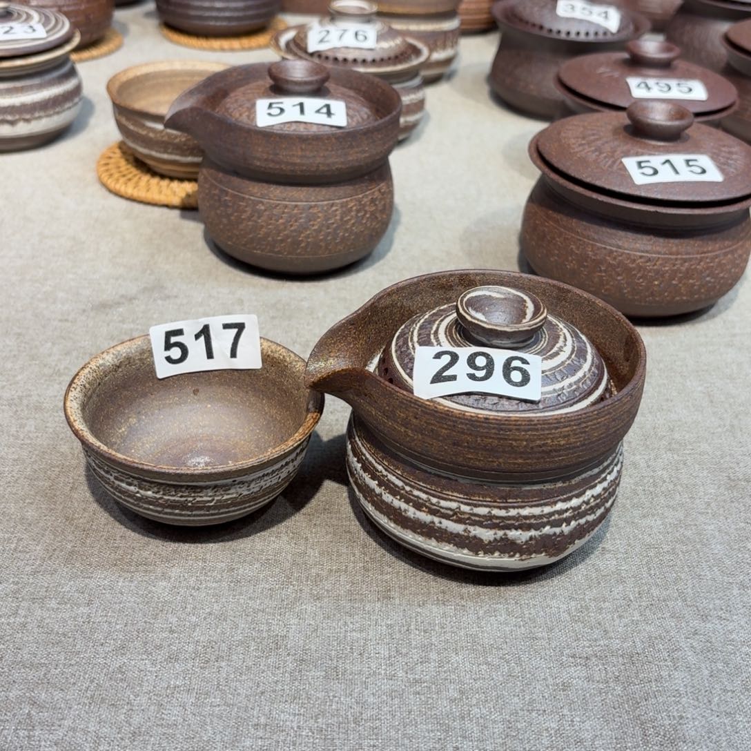 粗瓷茶具素胎无釉