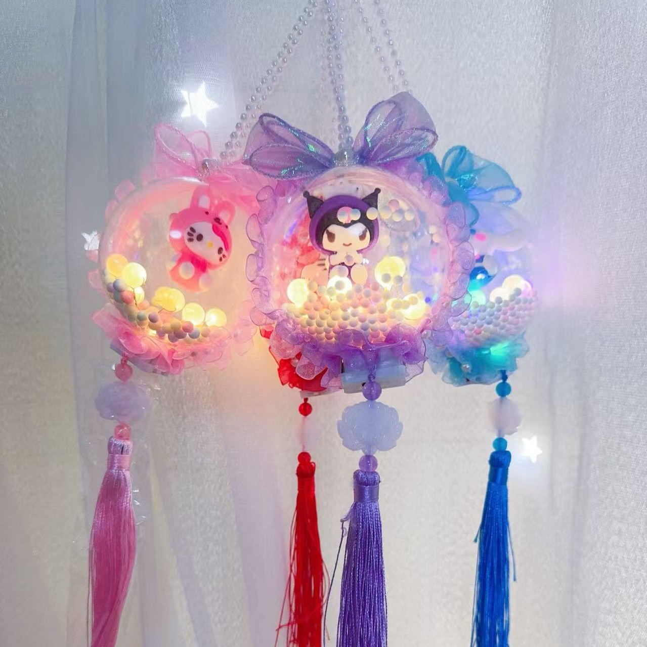 【班班精选】迎中秋贺新春啵啵灯毛绒兔子灯手提花灯制作材料